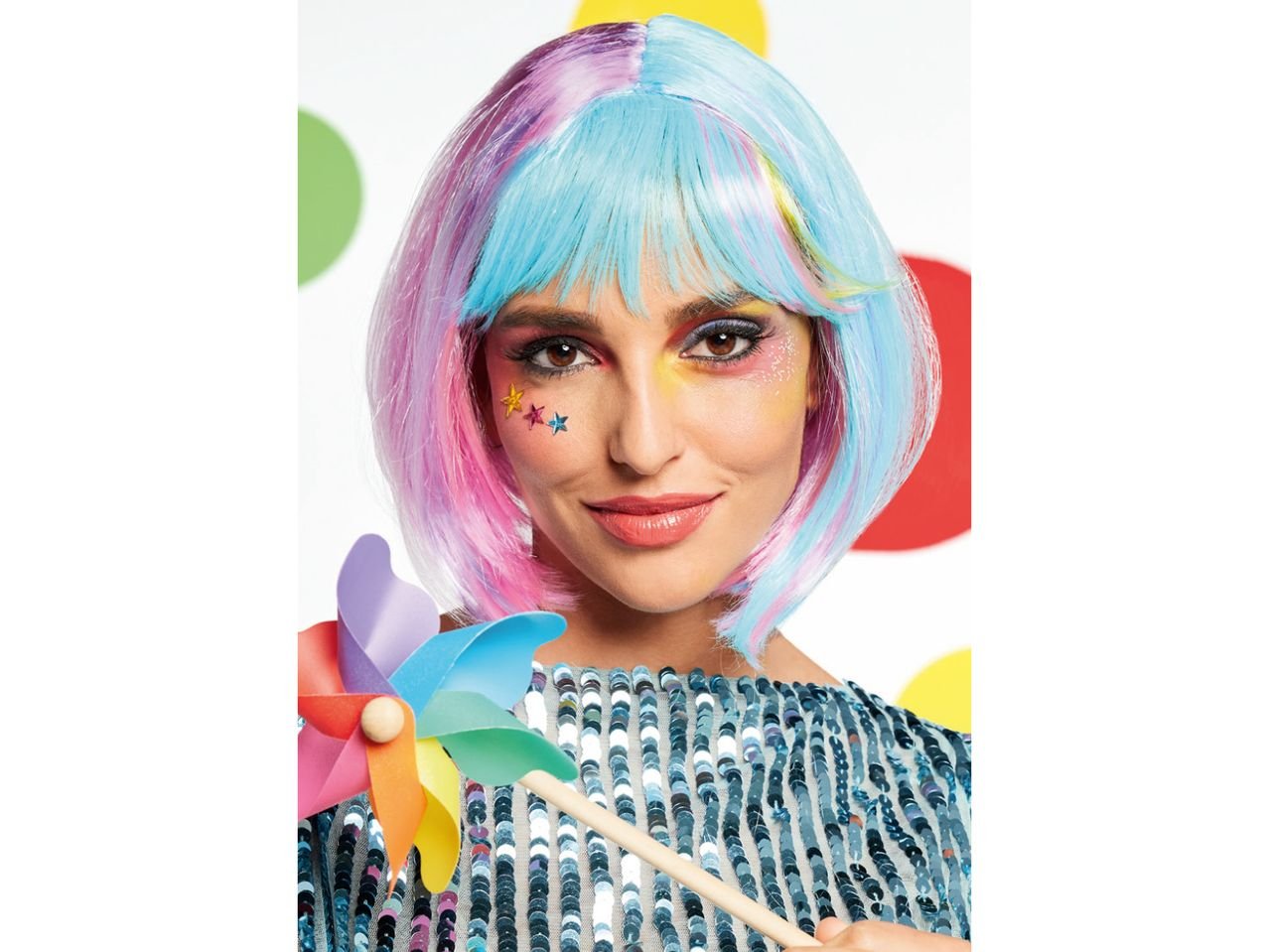 Parrucca di carnevale per adulti