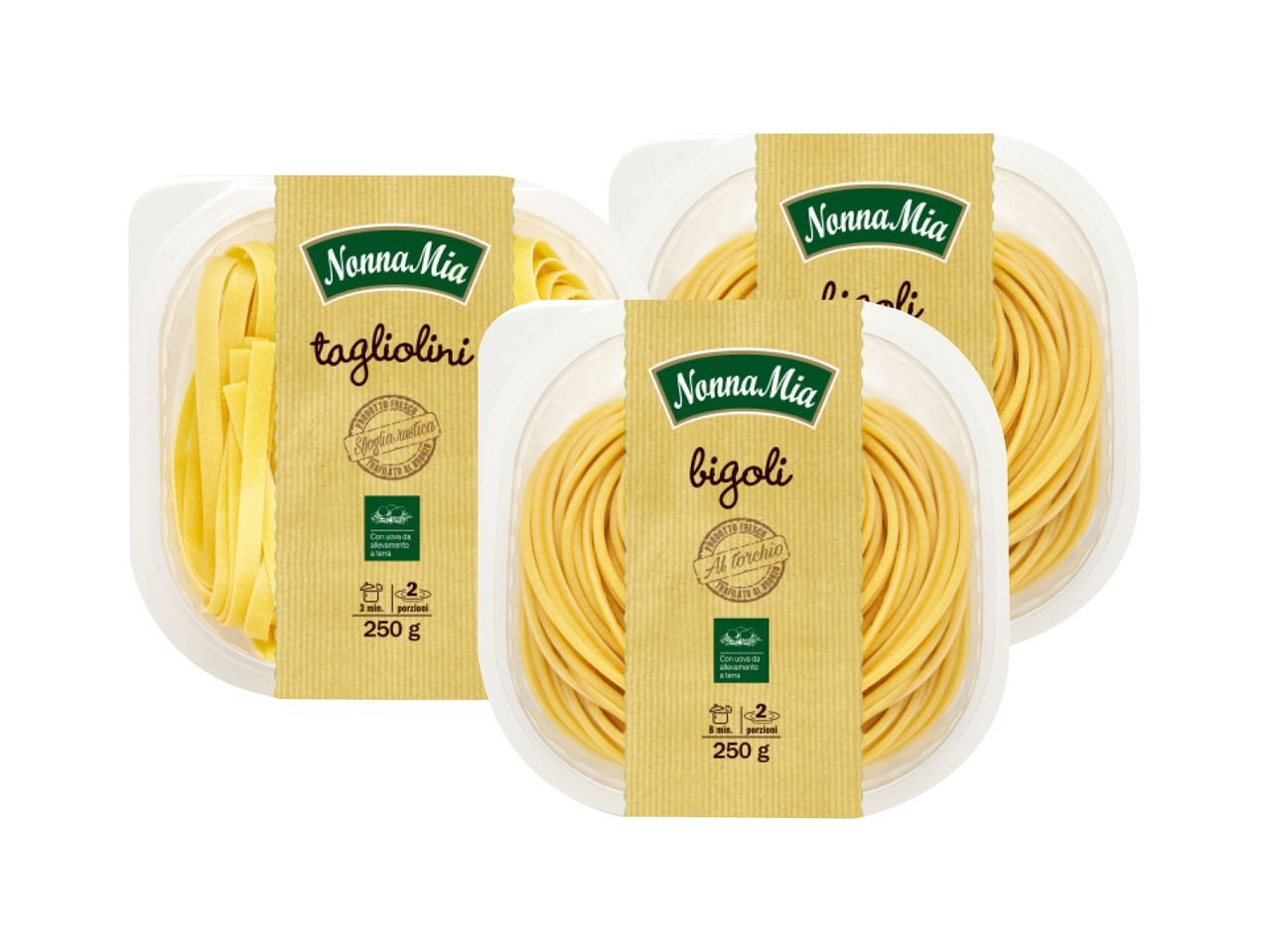 Tagliolini o bigoli al torchio