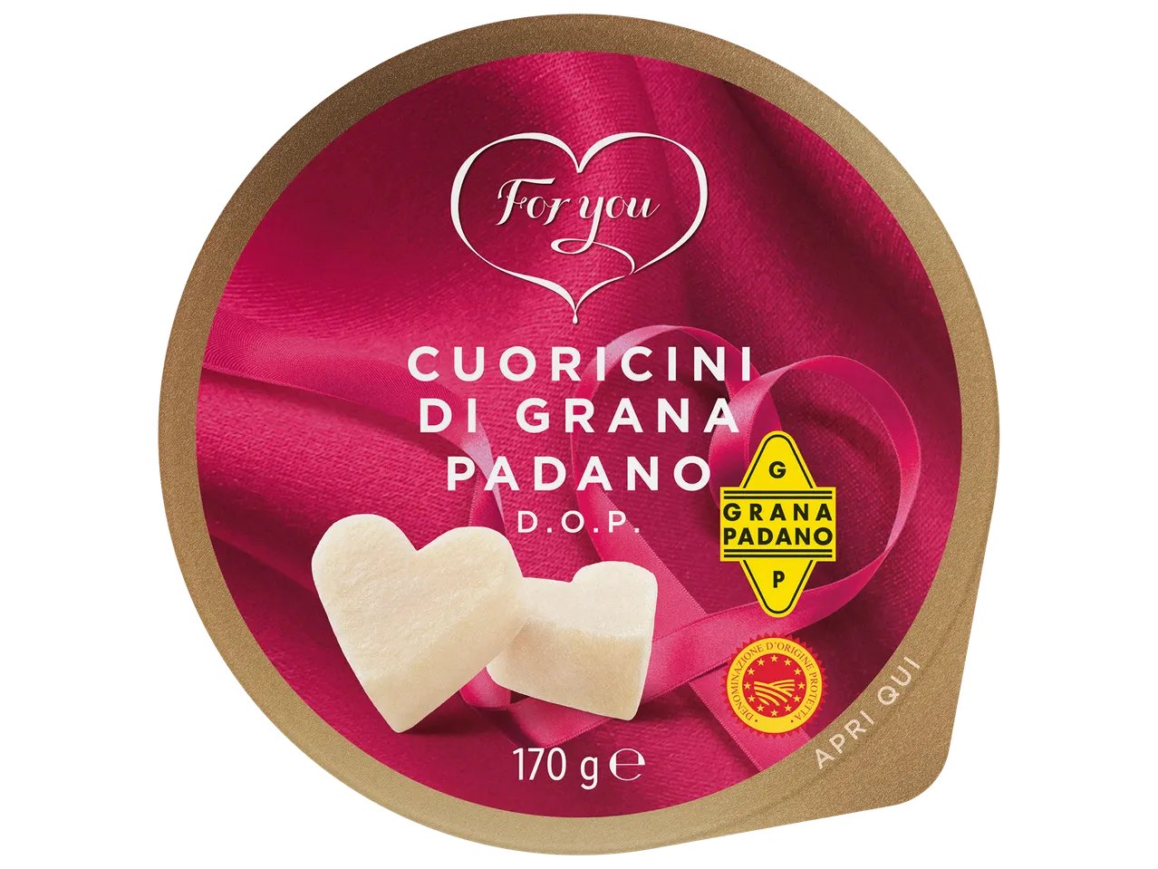 Cuoricini di Grana Padano DOP