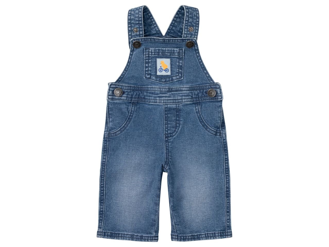 Salopette in denim per neonati