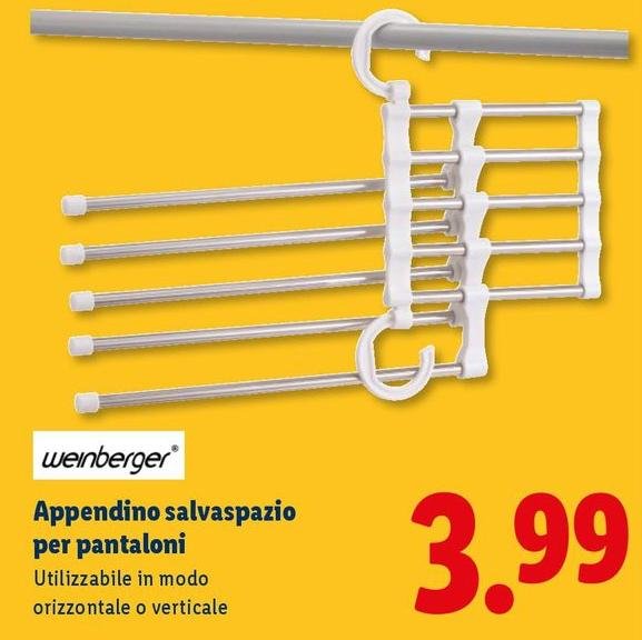 Appendino Salvaspazio Per Pantaloni