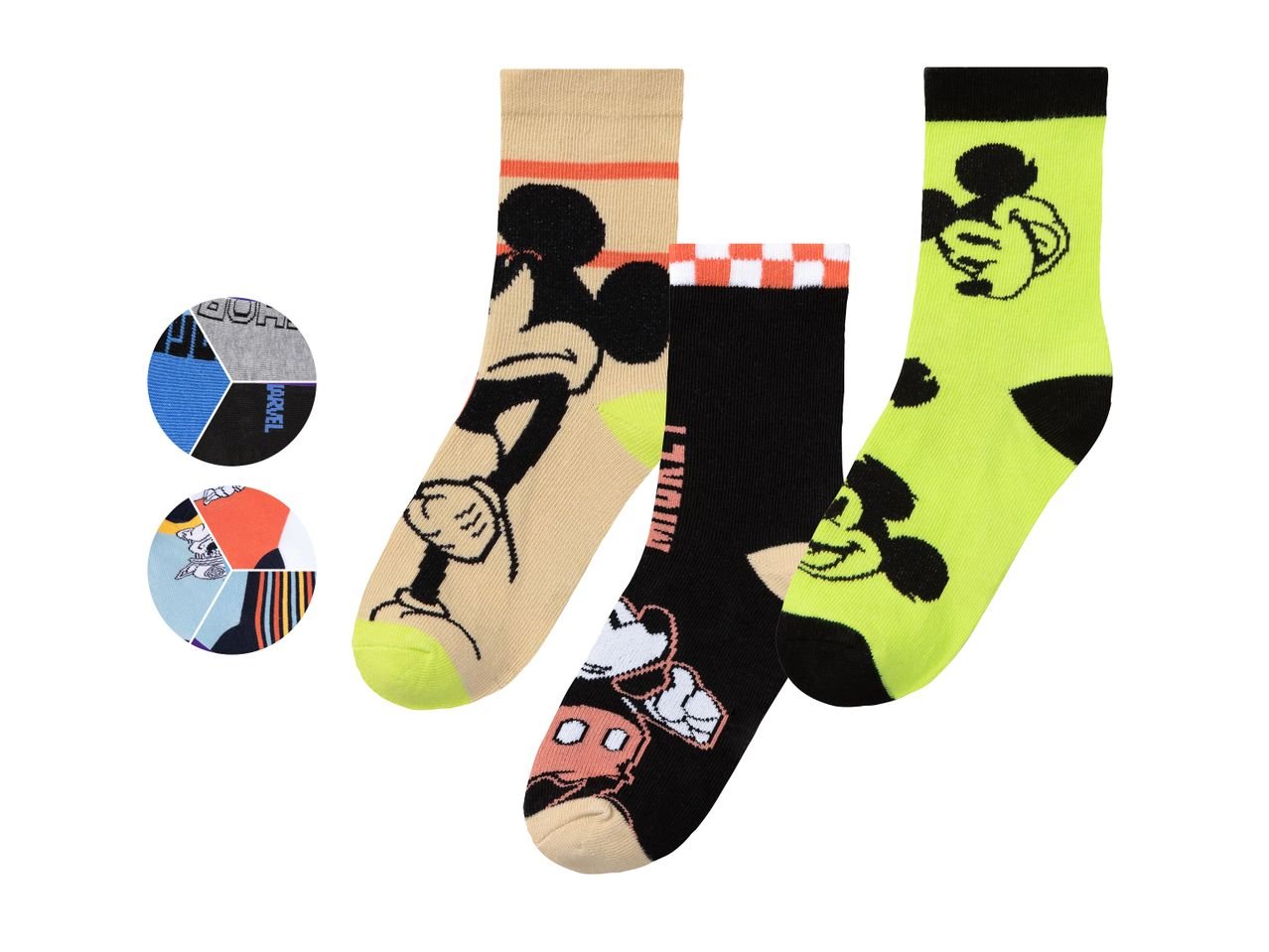 Calzini da bambino "Paw Patrol, Peppa Pig, Mickey Mouse"