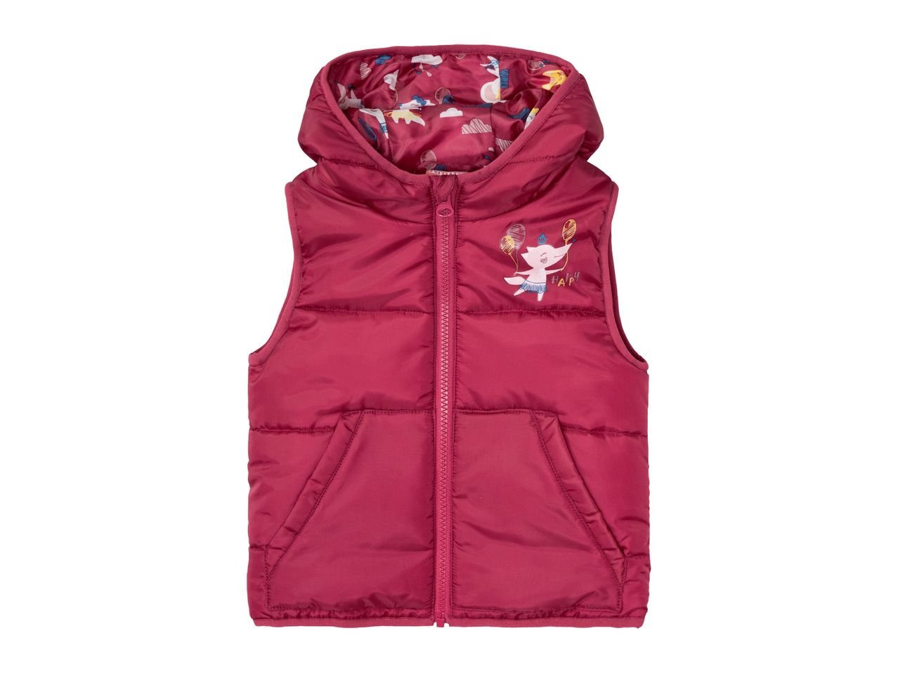Gilet imbottito da bambina