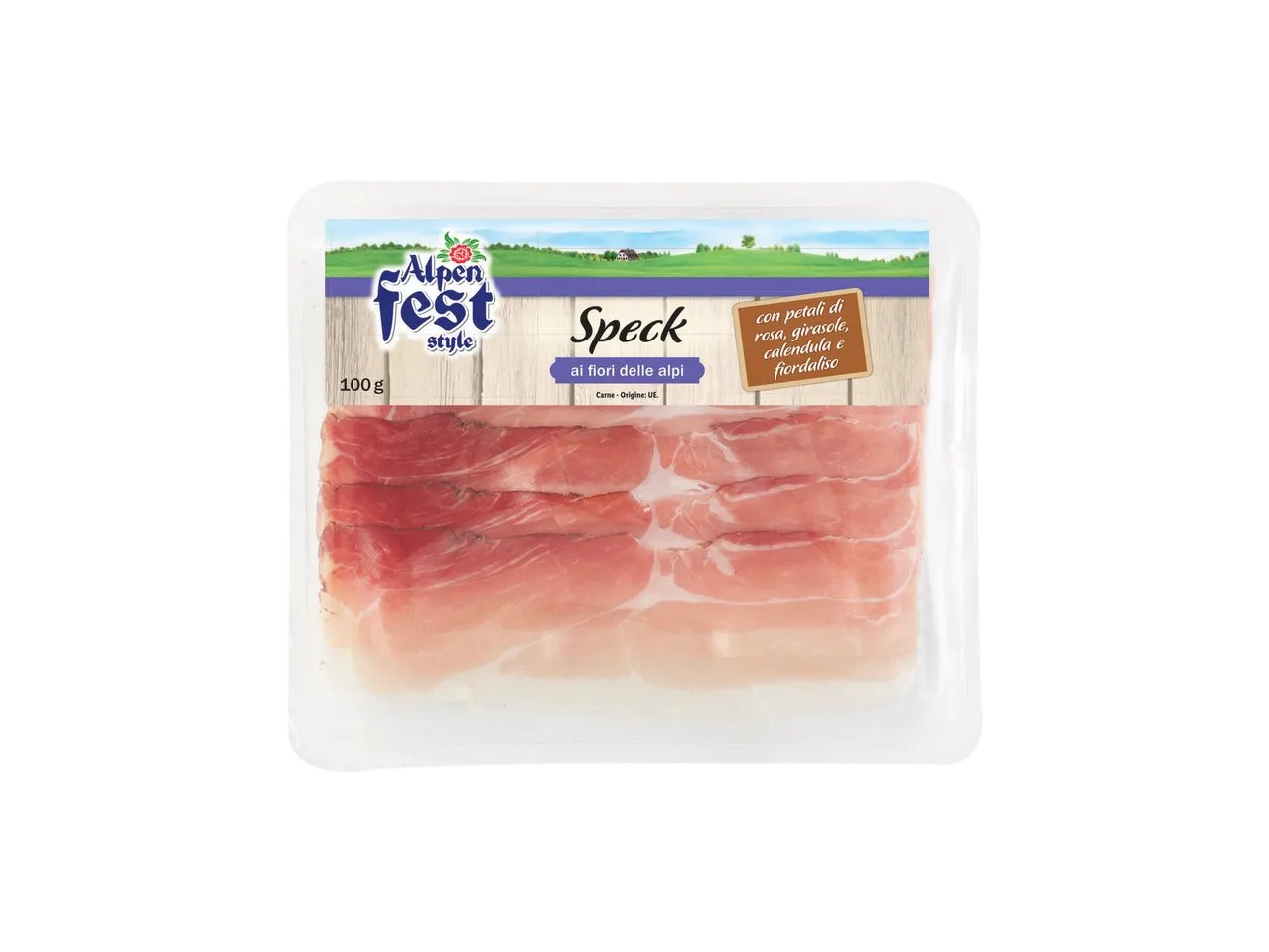 Speck ai fiori delle Alpi