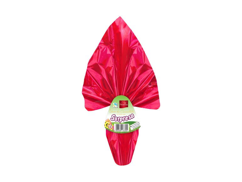 Ovetto di cioccolato al latte con sorpresa