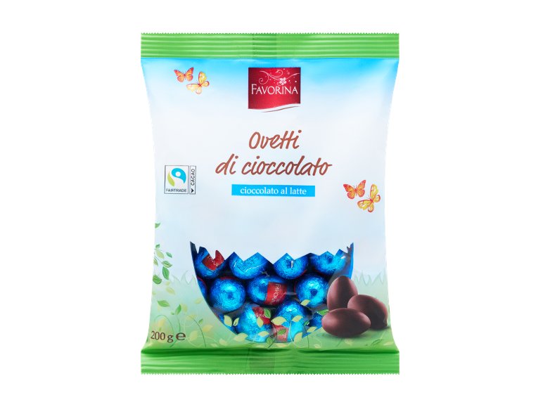 Ovetti di cioccolato al latte