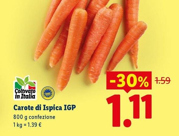 Carote Di Ispica IGP