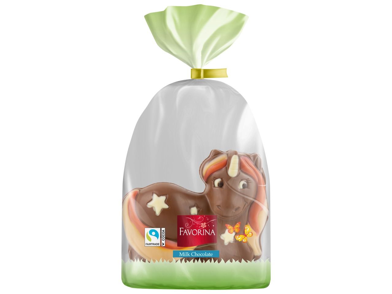 Unicorno di cioccolato al latte