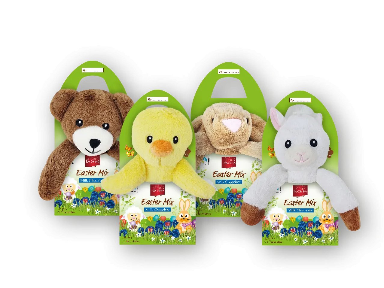 Peluche con cioccolato