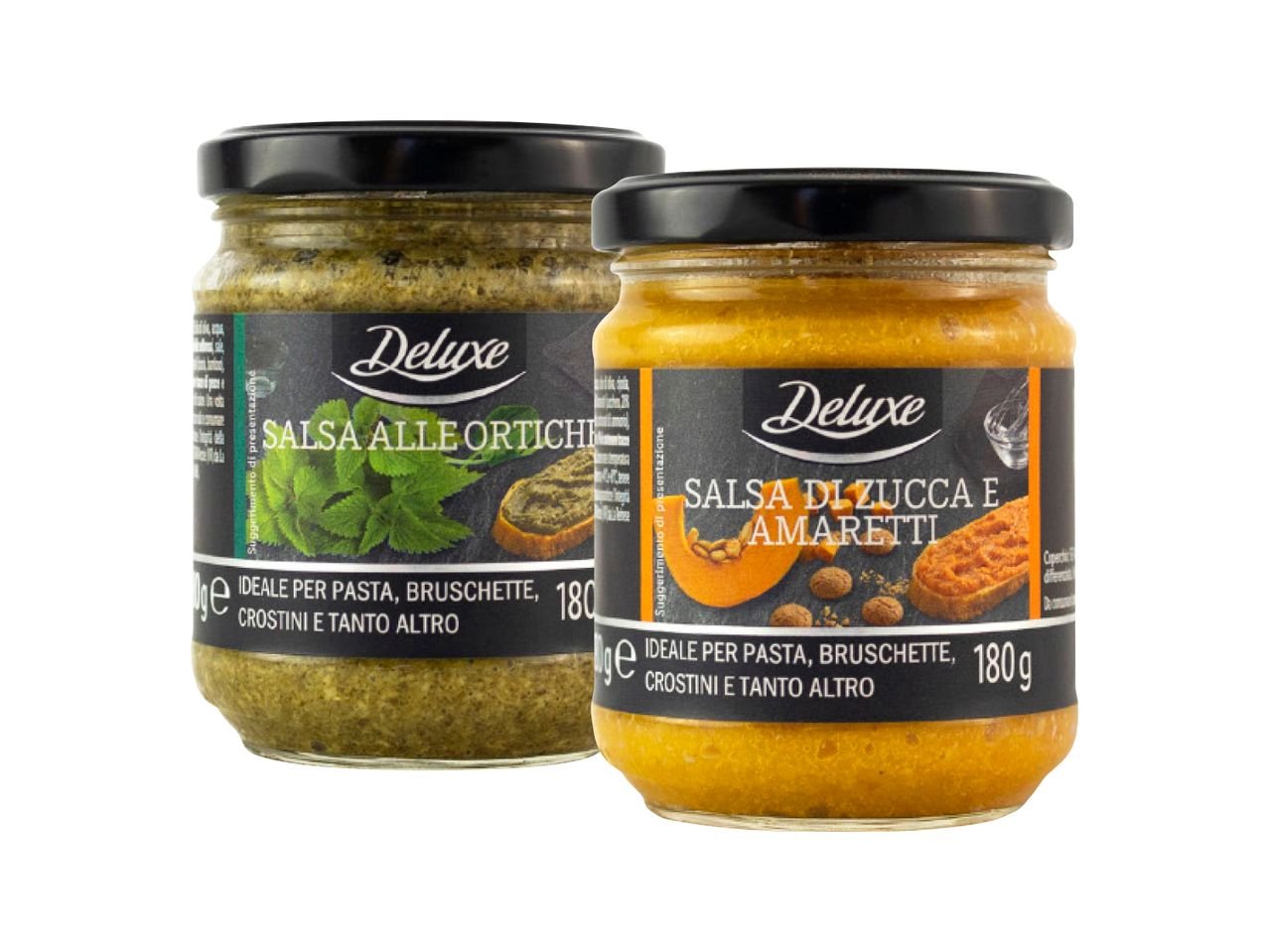 Salsa alle ortiche o di zucca e amaretti