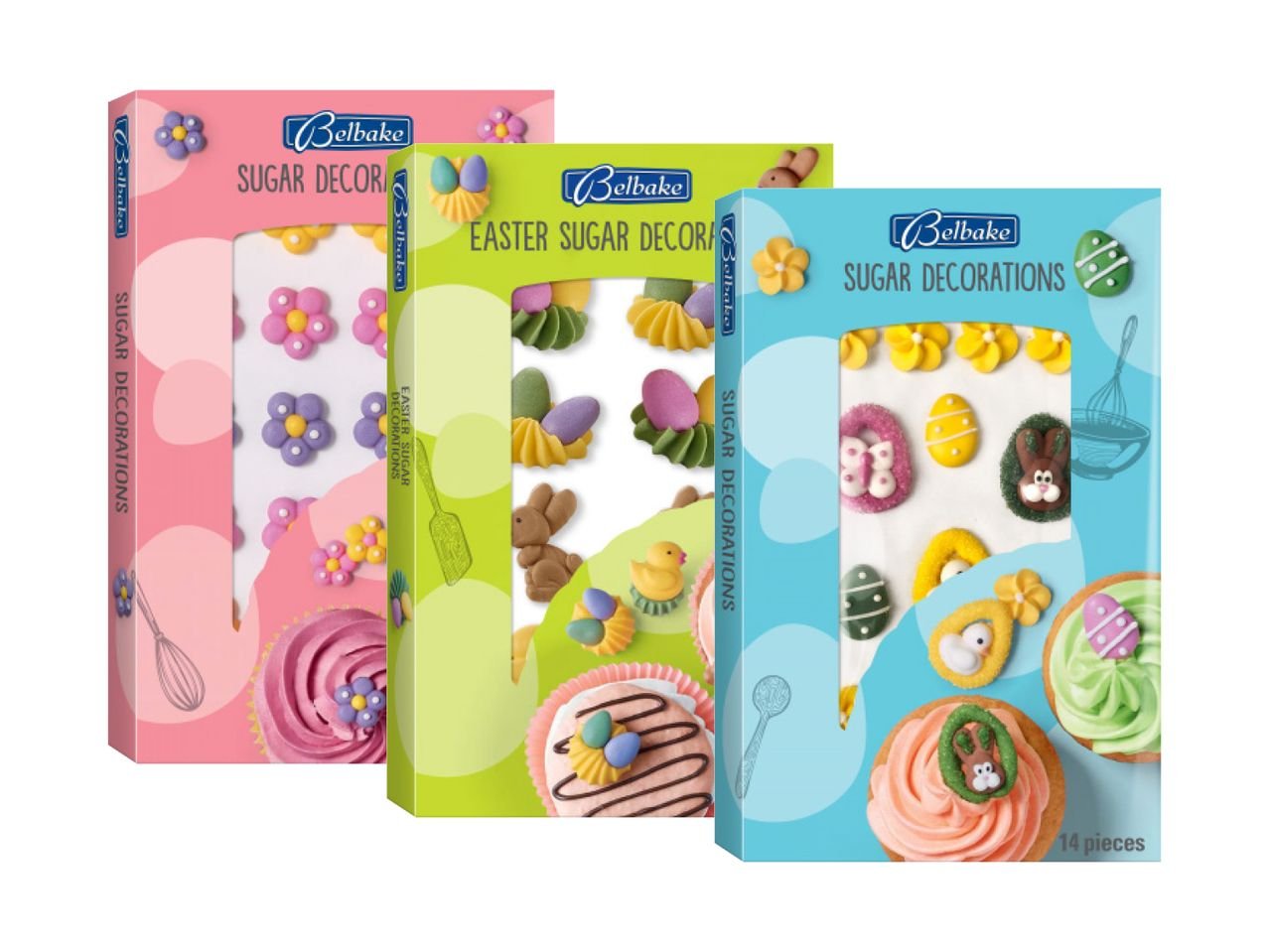 Decorazioni pasquali di zucchero