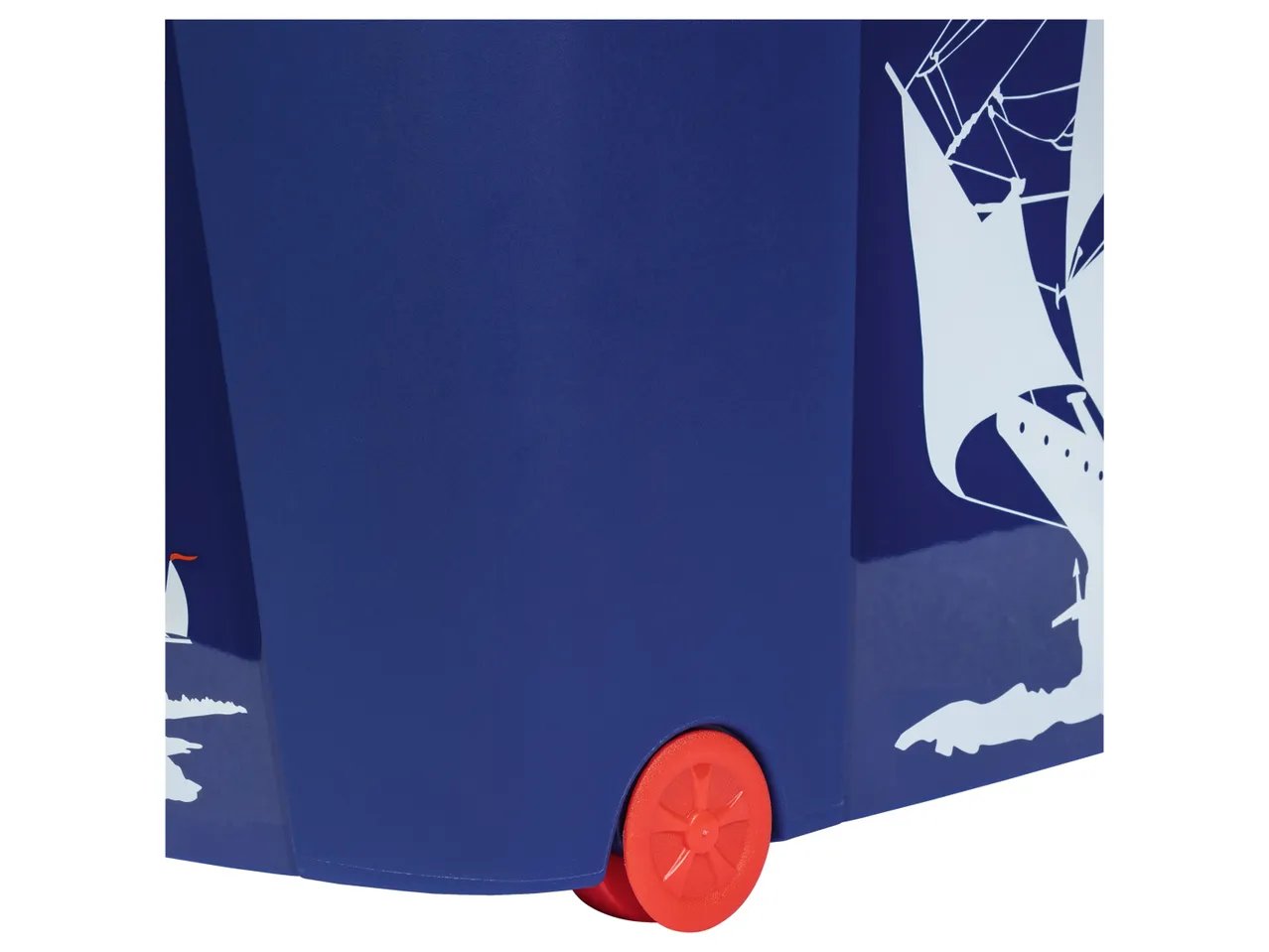 Baule contenitore con rotelle