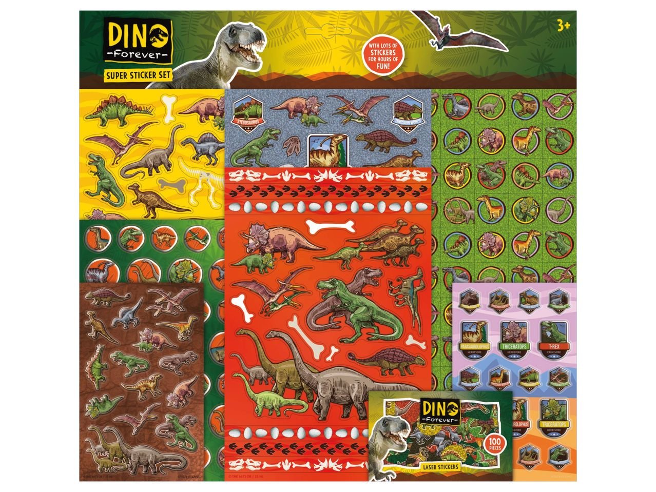 Set adesivi "Frozen, Paw Patrol, Dino, Unicorn, Peppa Pig"