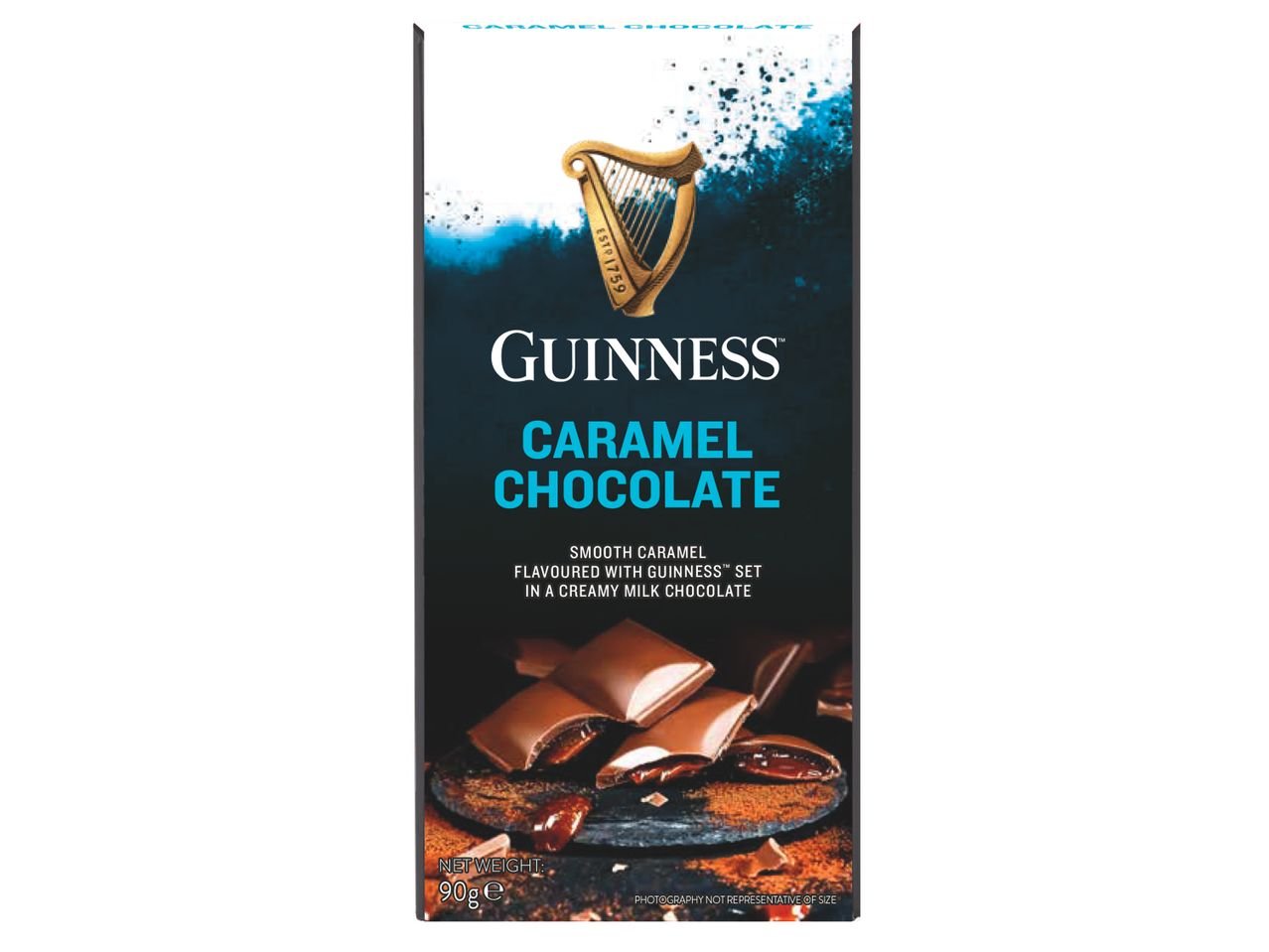 Tavoletta di cioccolato al latte e caramello