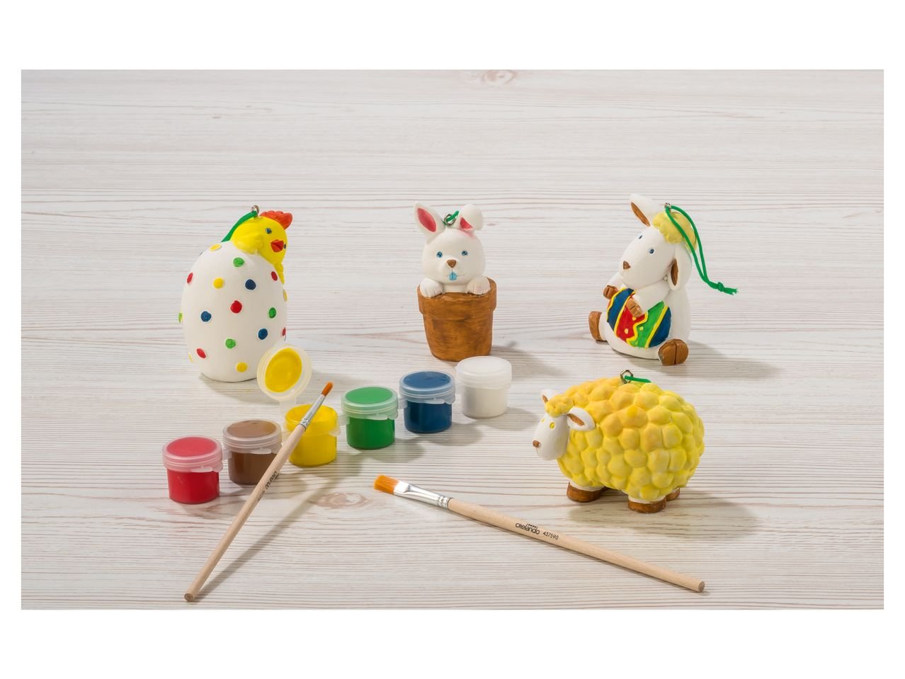 Decorazioni pasquali da dipingere