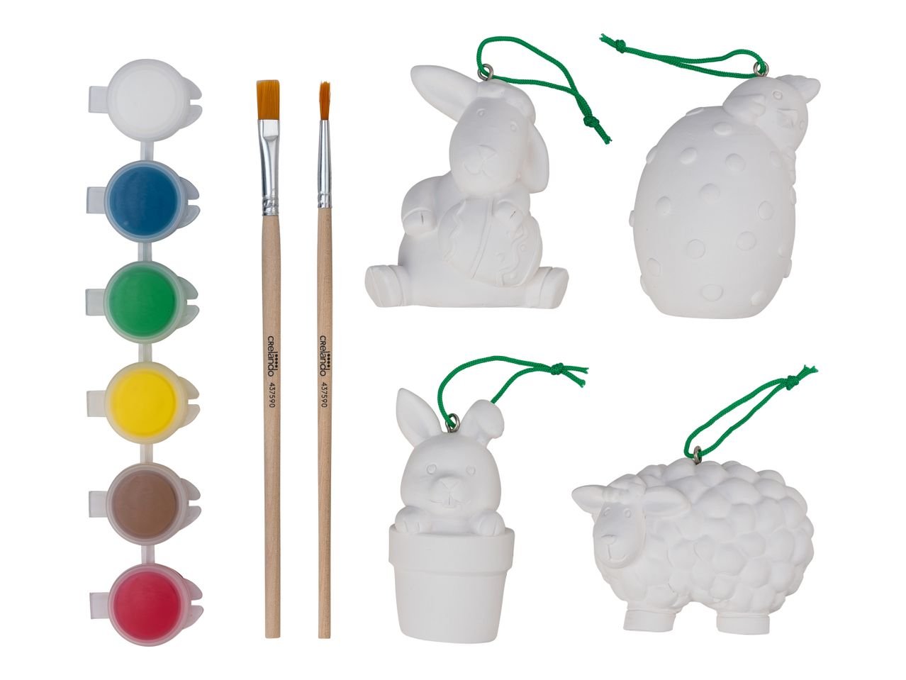 Decorazioni pasquali da dipingere