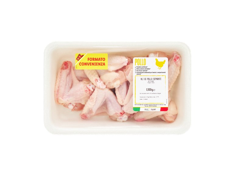 Ali di pollo separate