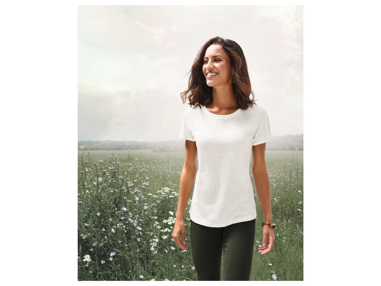 T-Shirt in canapa da donna