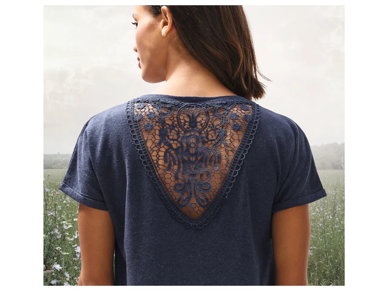 T-Shirt in canapa da donna