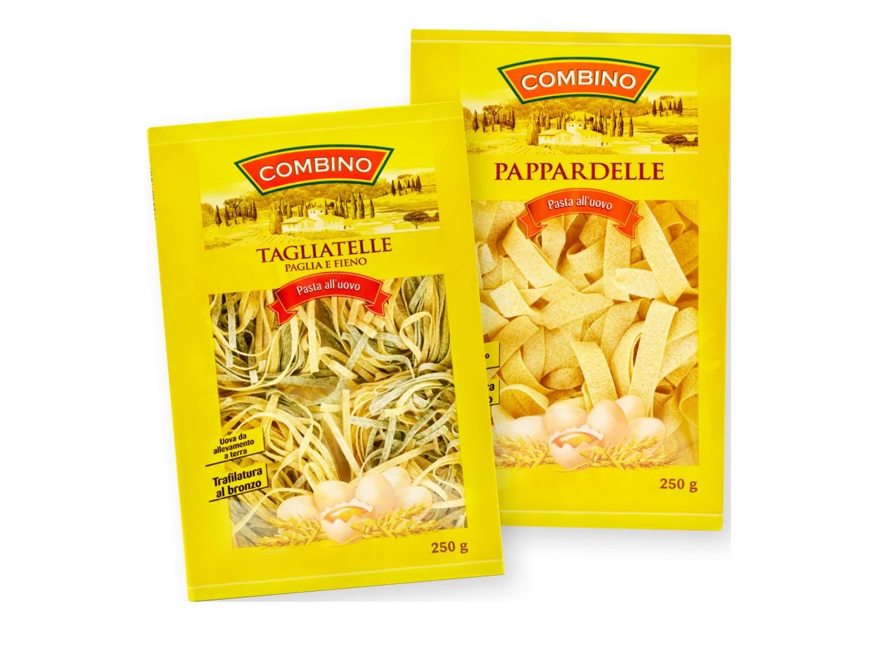 Tagliatelle paglia e fieno o pappardelle
