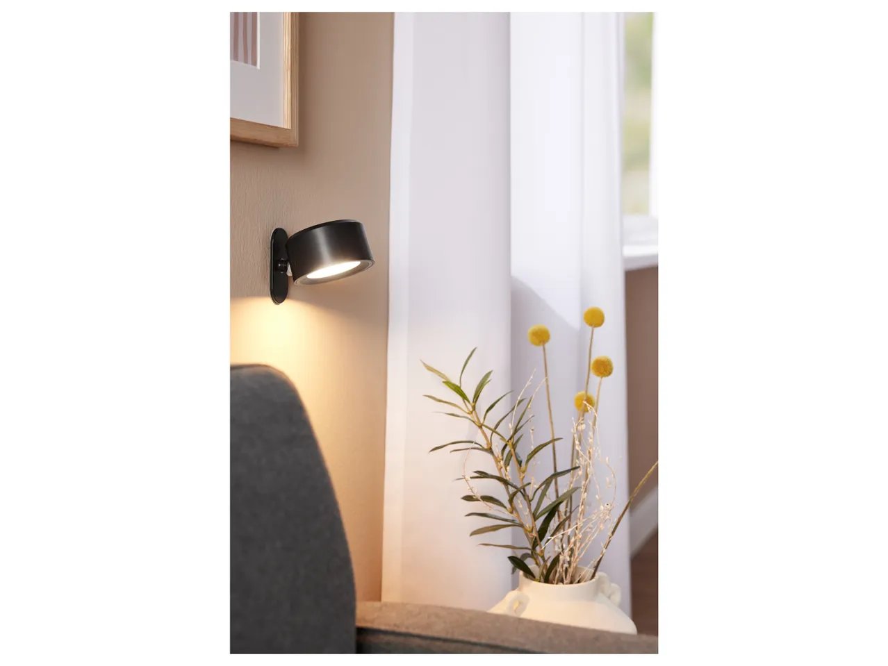 Lampada LED ricaricabile da parete