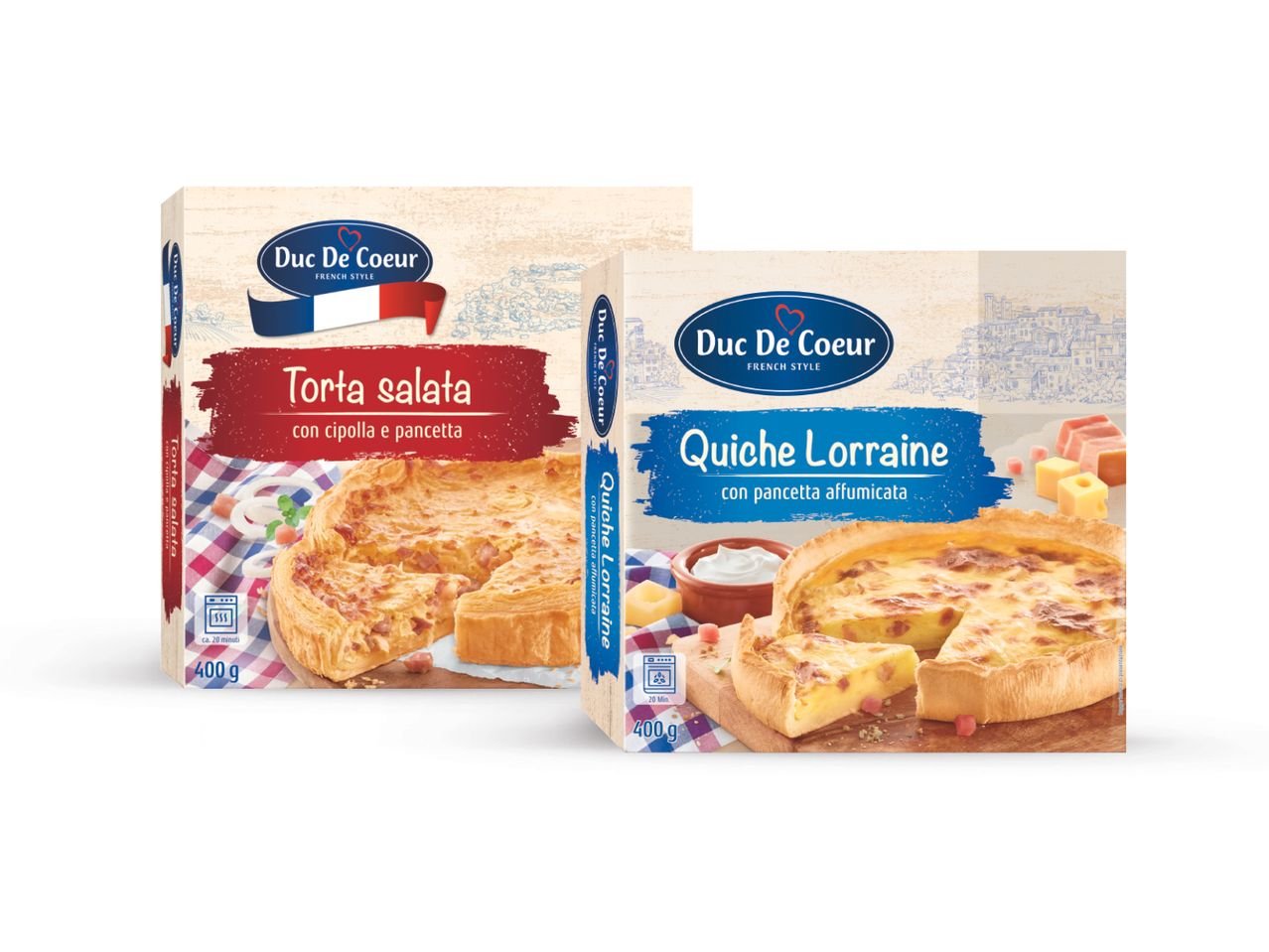 Torta salata con cipolla e pancetta o Quiche con pancetta affumicata