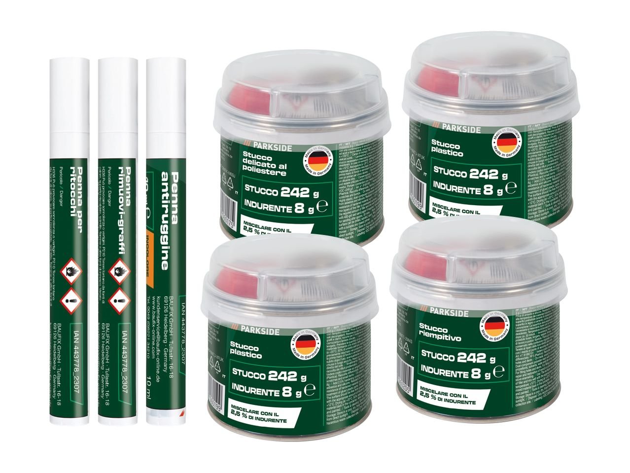 Penna per ritocchi, penna rimuovi graffi, penna antiruggine o stucco