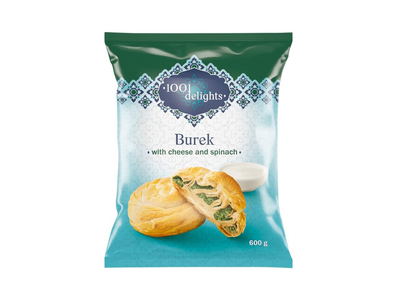 Burek con formaggio e spinaci