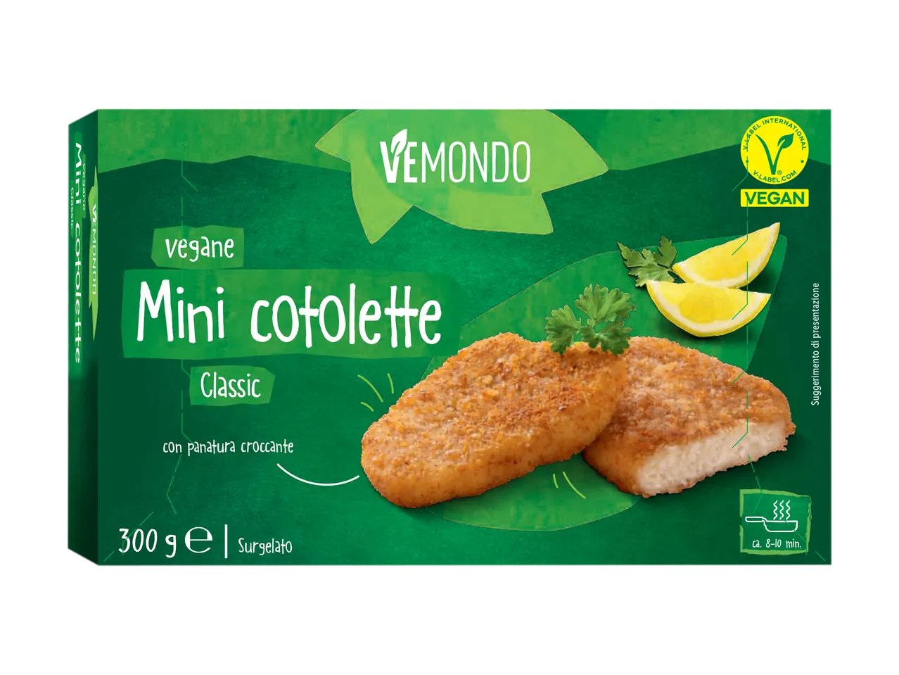 Mini cotolette vegane