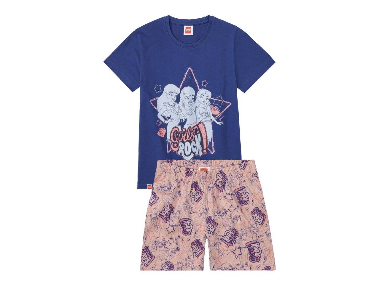 Pigiama corto da bambina