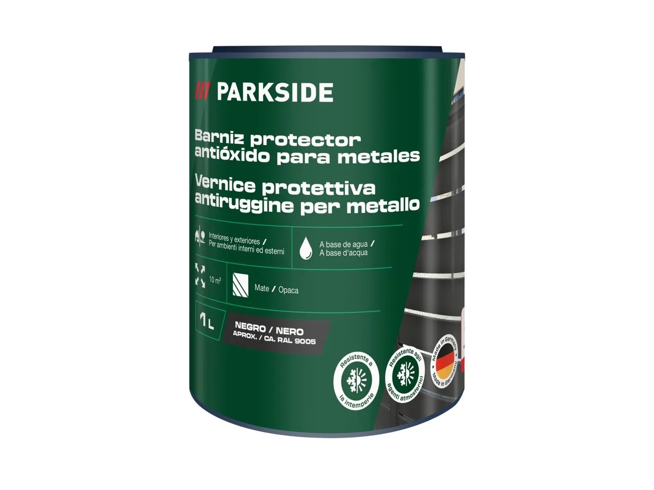 Vernice protettiva antiruggine per metallo