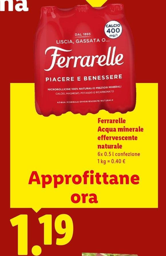 Ferrarelle - Acqua Minerale Effervescente Naturale