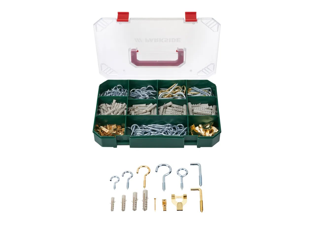 Ganci, tasselli, chiodi o fascette fermacavo