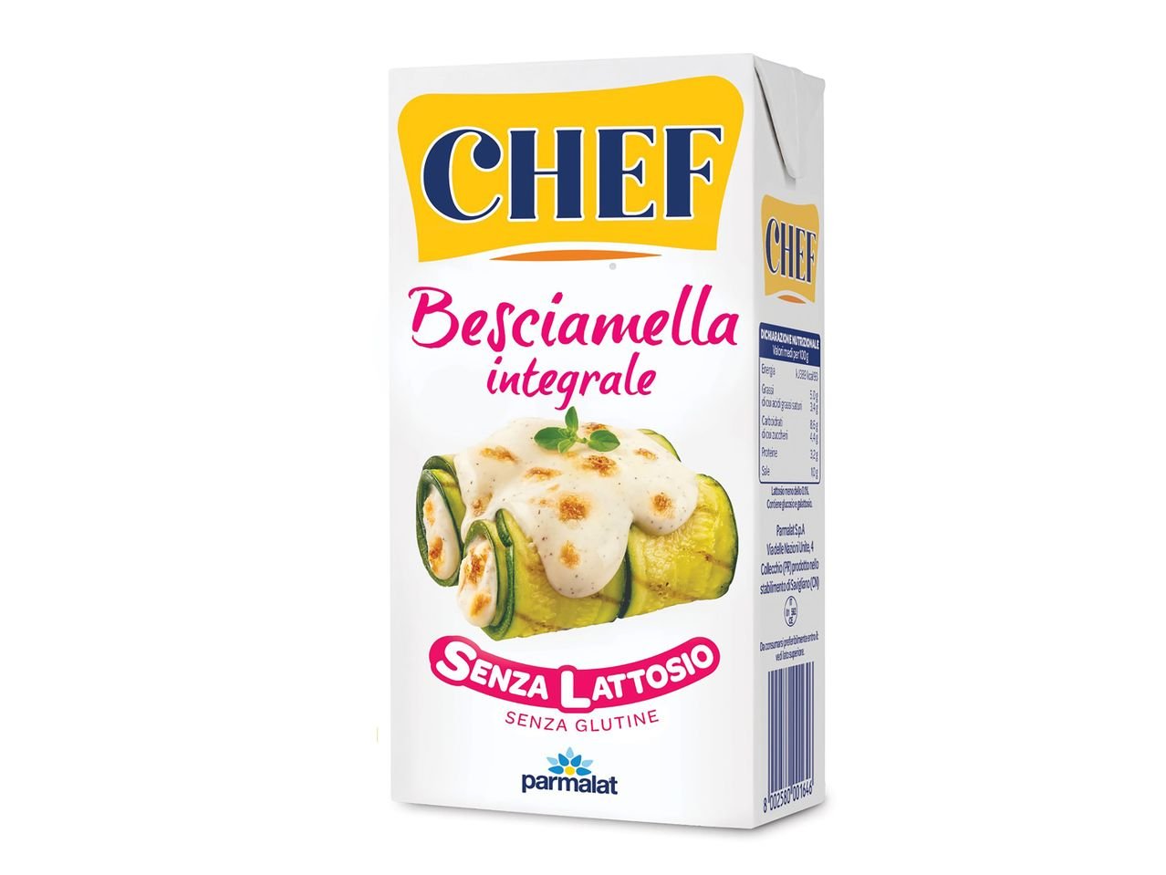 Besciamella senza lattosio
