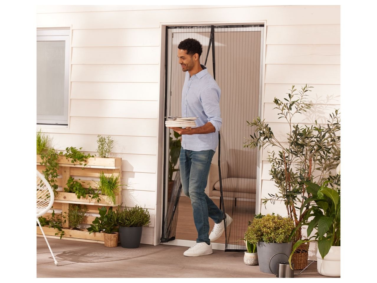 Zanzariera magnetica per porte