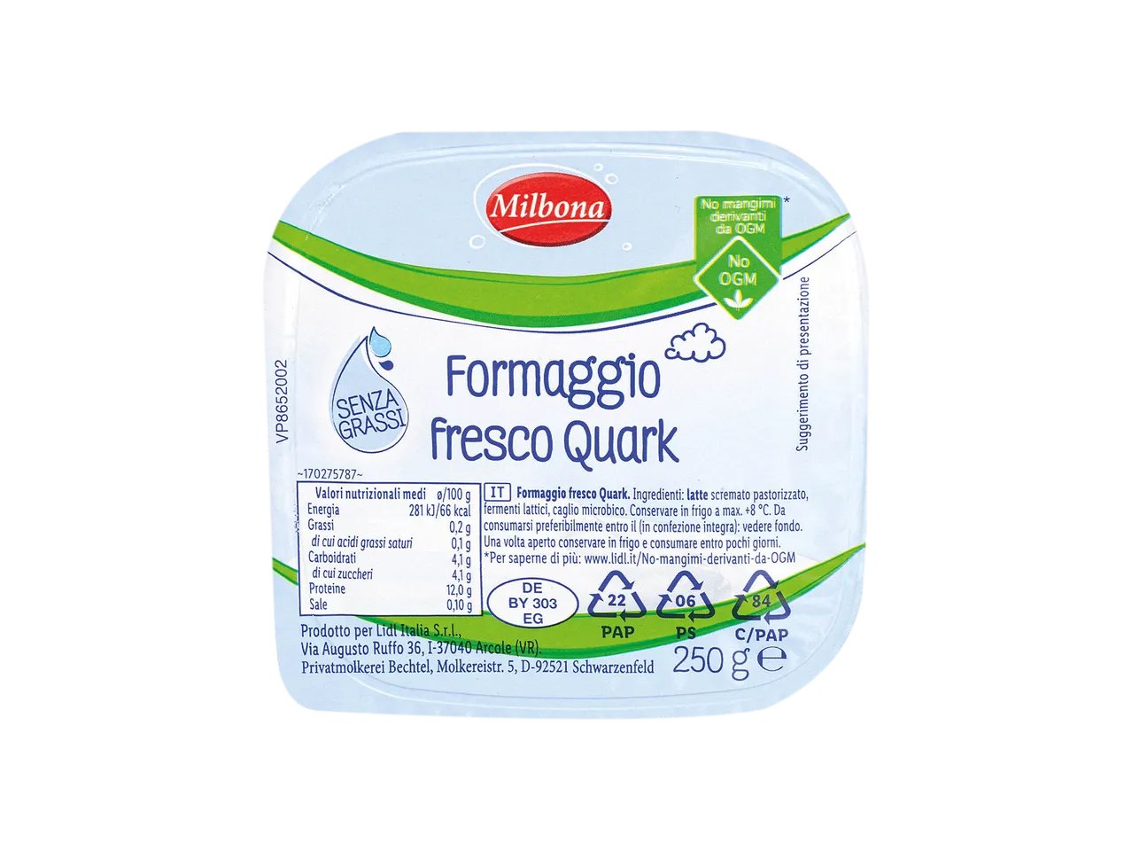 Formaggio fresco Quark