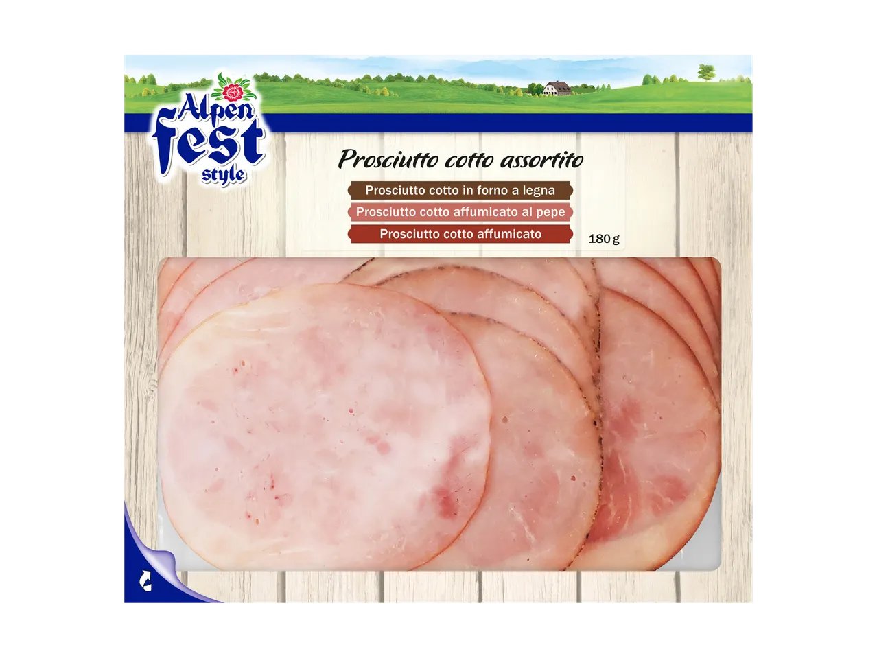 Prosciutto cotto tris