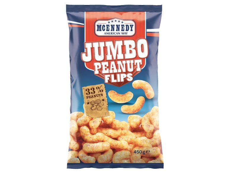 Snack di mais e arachidi