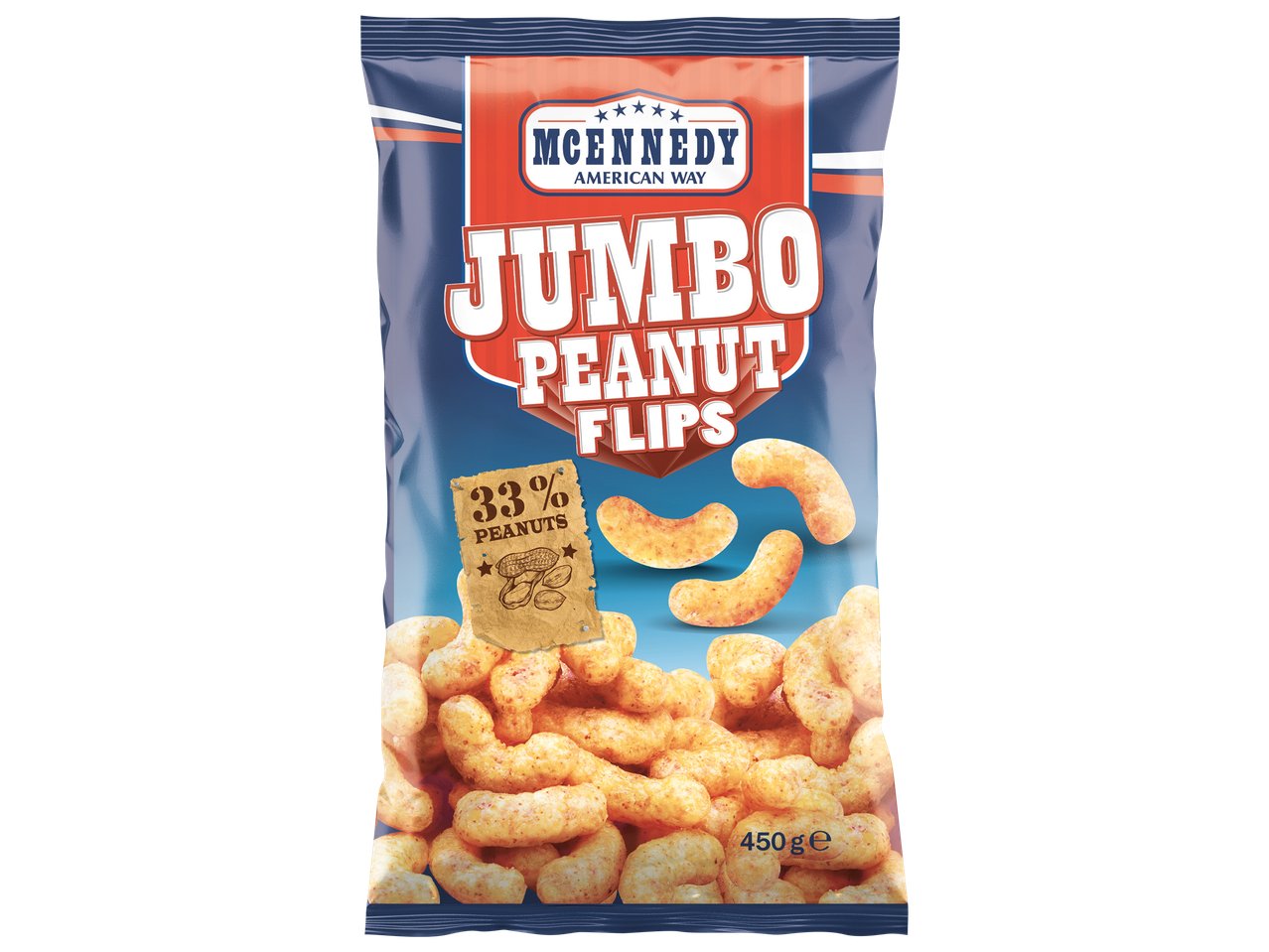 Snack di mais e arachidi