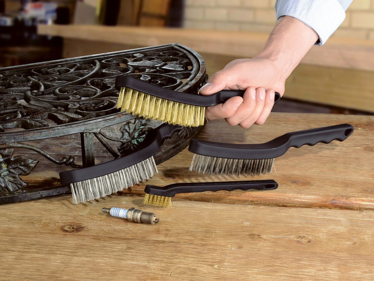 Set spazzole metalliche