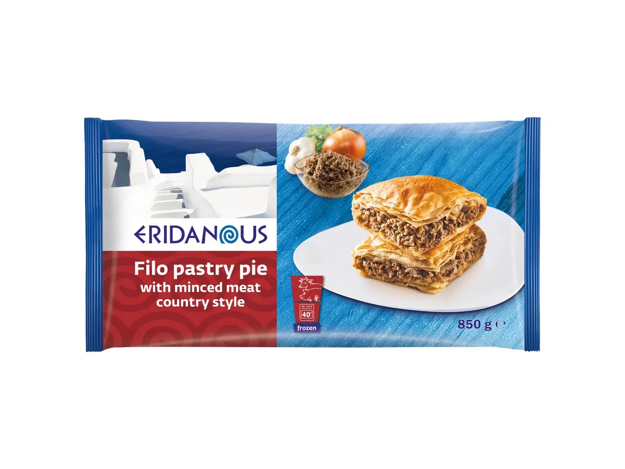 Pita con carne macinata