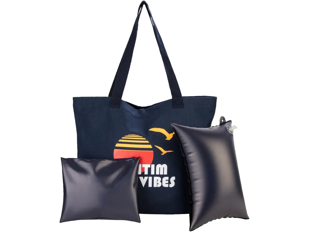 Set borse da spiaggia e cuscinetto gonfiabile