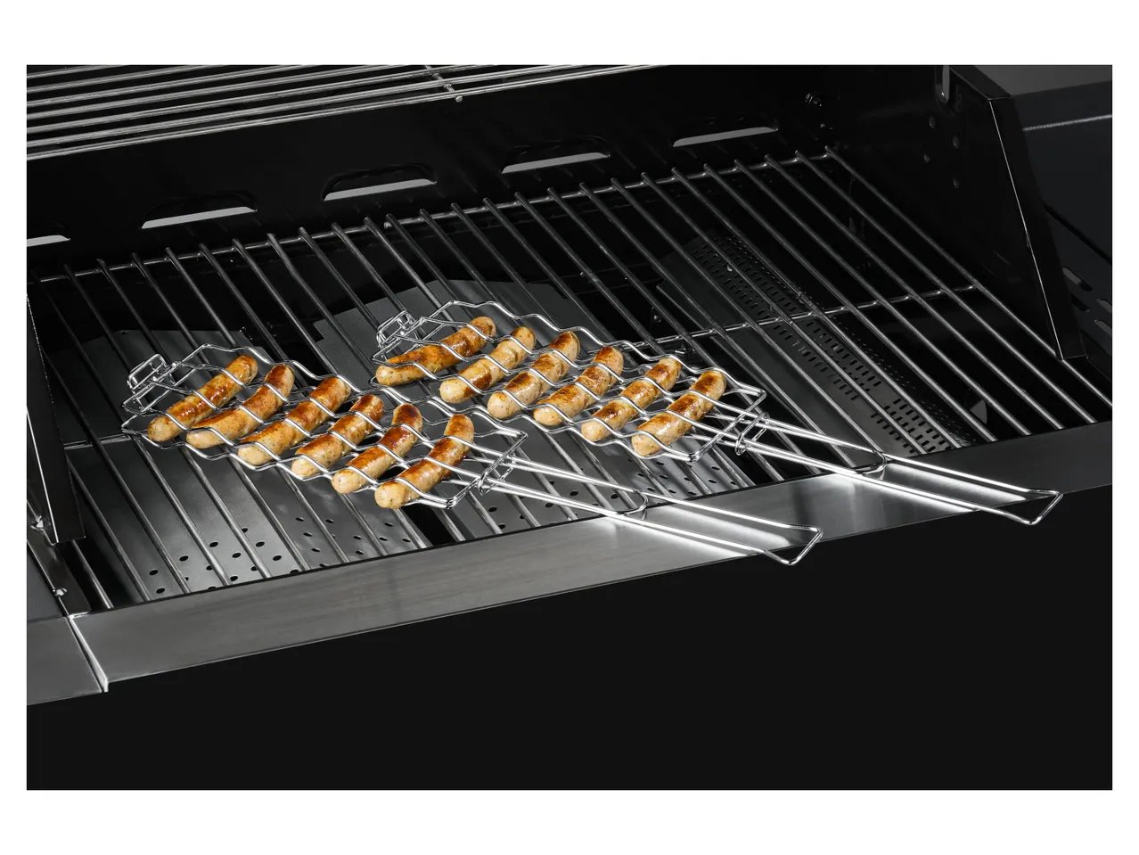 Griglia doppia con manico