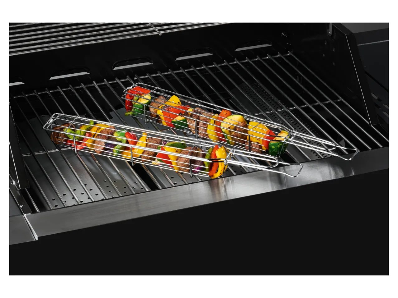 Griglia doppia con manico