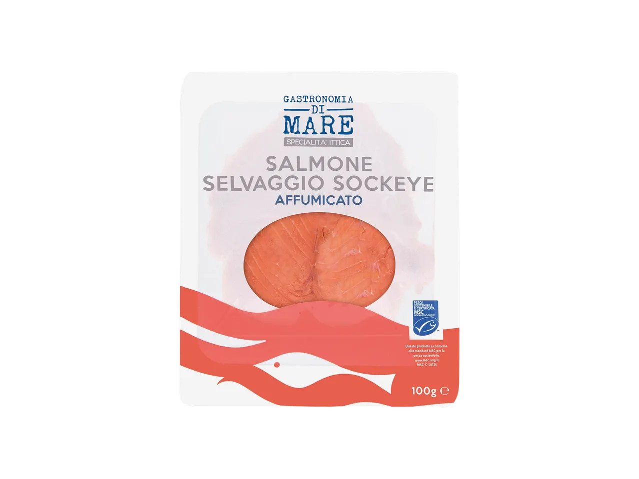 Salmone selvaggio Sockeye affumicato