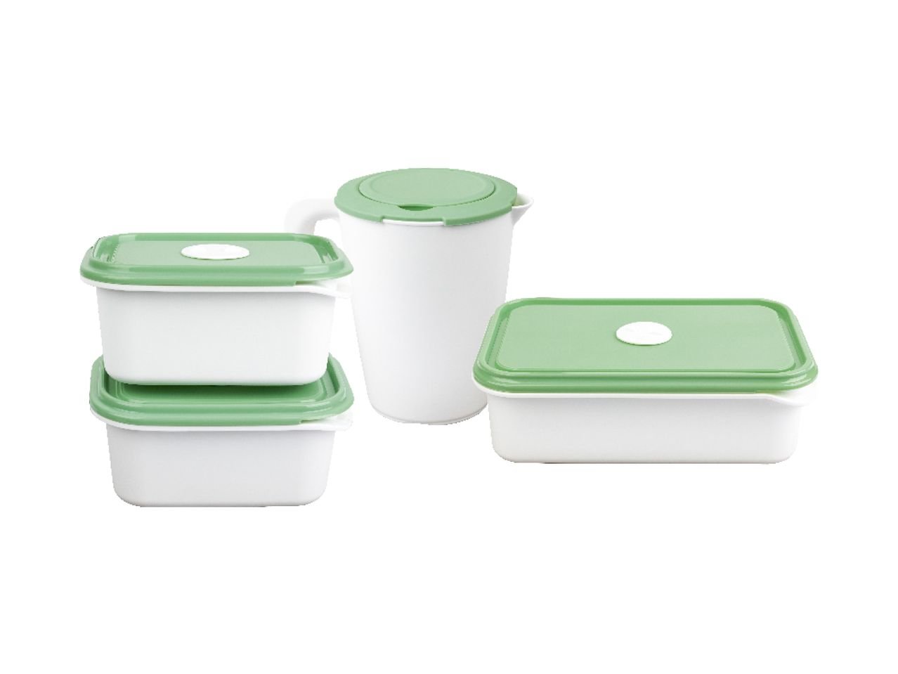 Contenitore, 1 o 2 pezzi o caraffa graduata per microonde