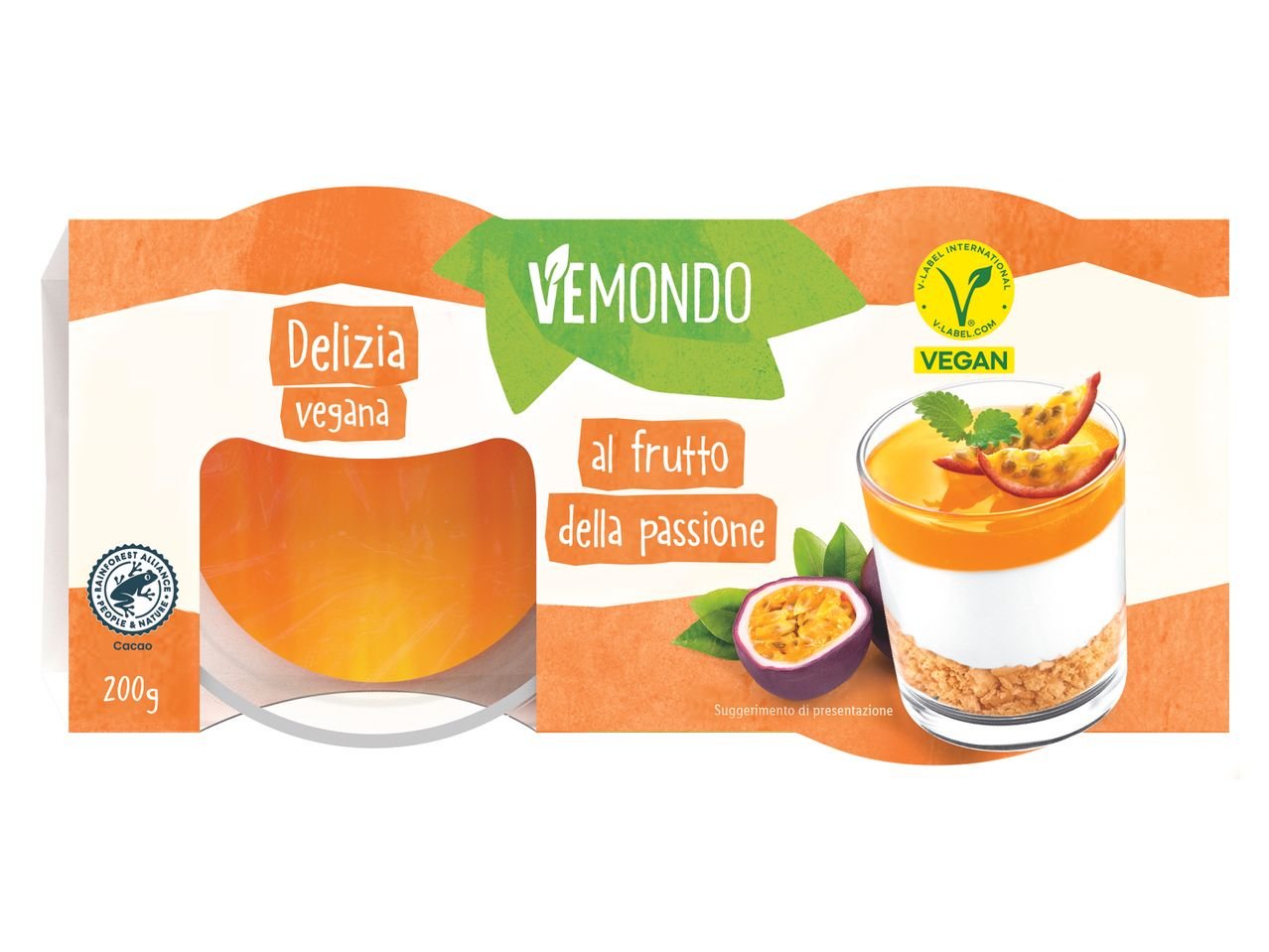 Delizia vegana al frutto della passione