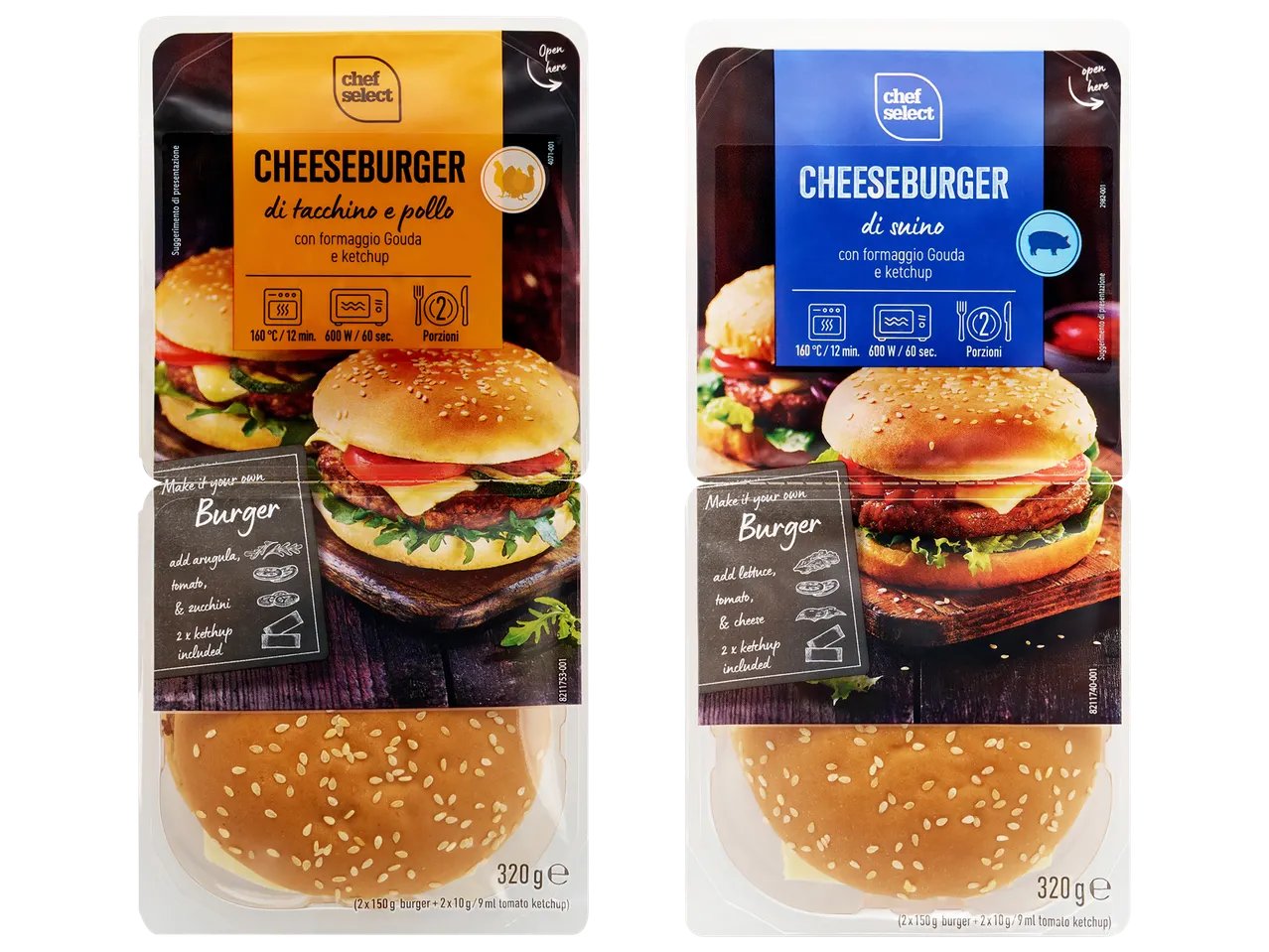 Cheeseburger con ketchup