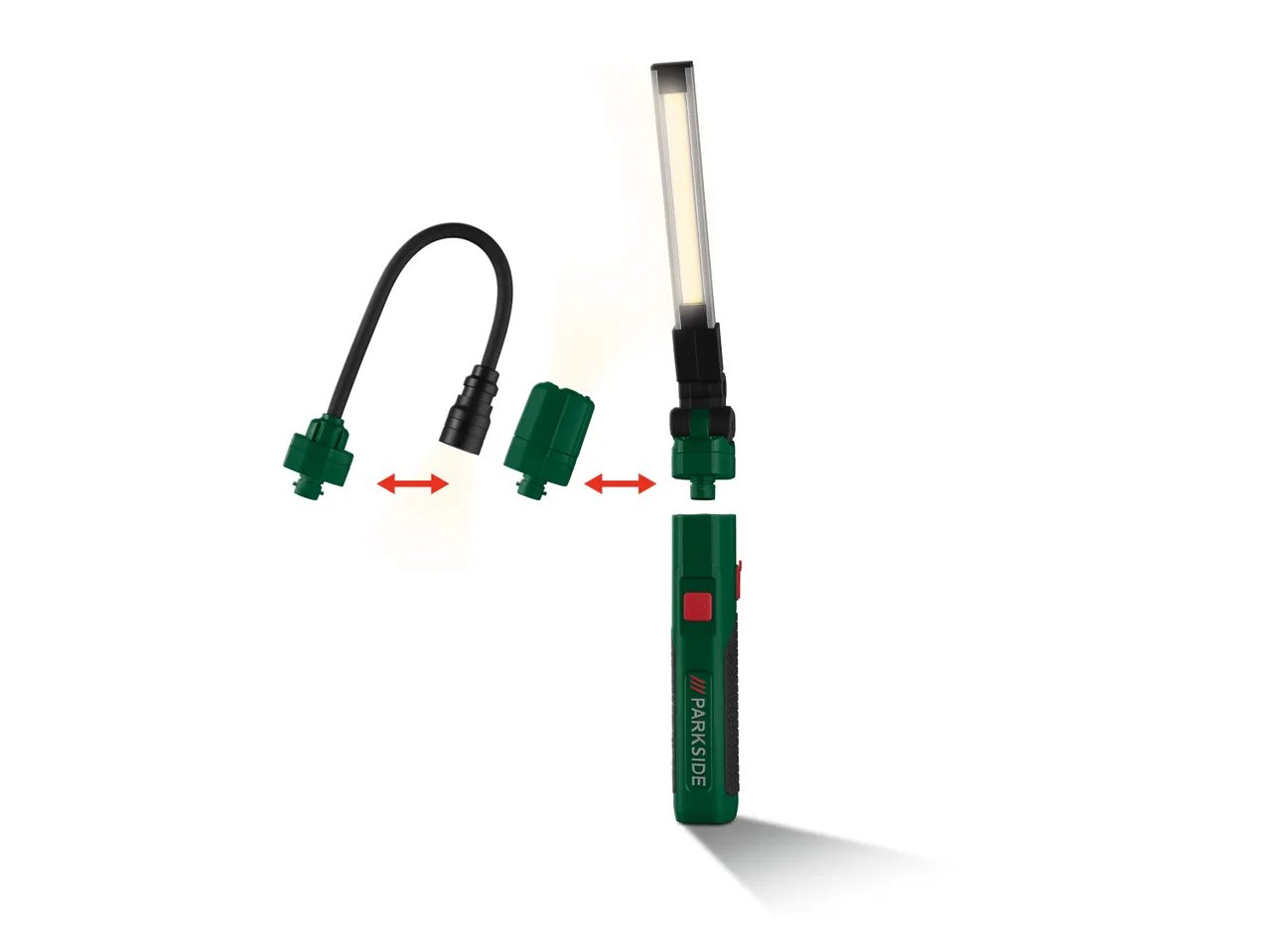 Lampada LED multifunzione ricaricabile 3 in 1