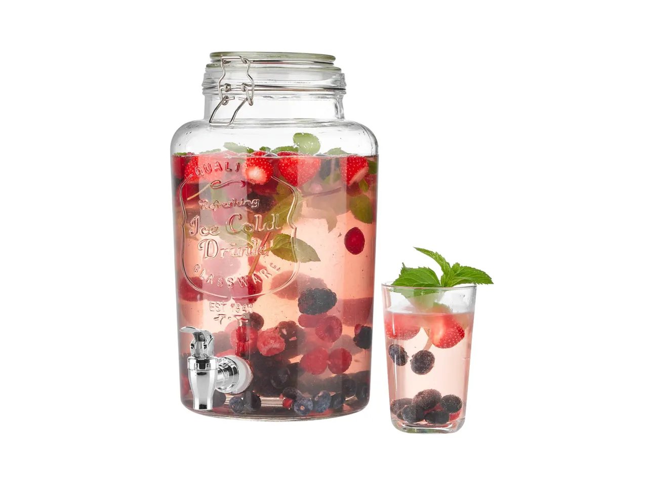 Dispenser in vetro per bevande